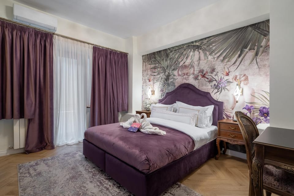 Bed, Seating area, Bedroom, furniture, towels