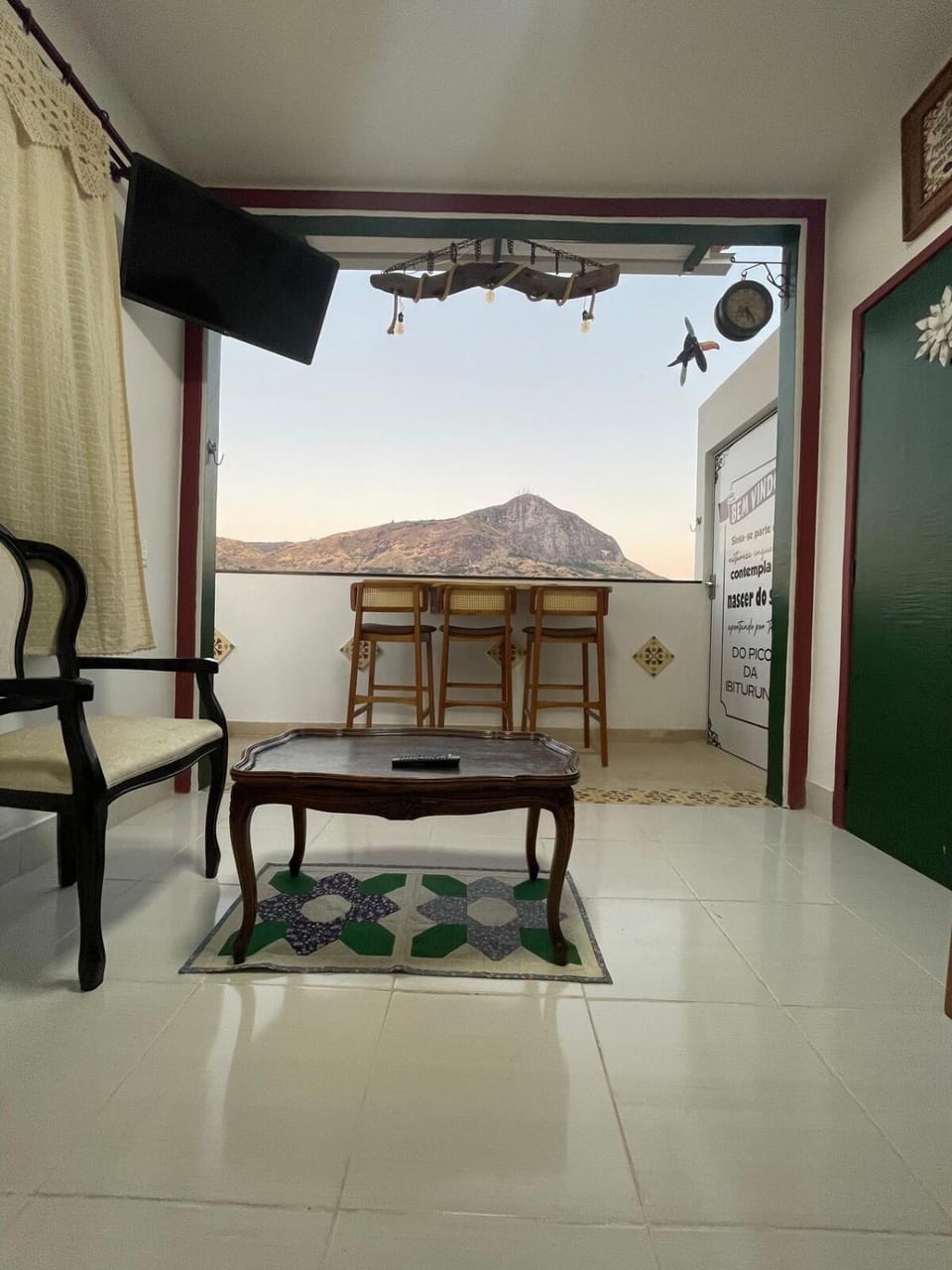 Natural landscape, Seating area, Mountain view