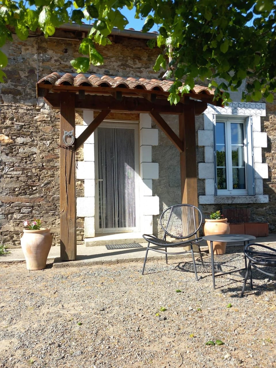 Property building, Patio