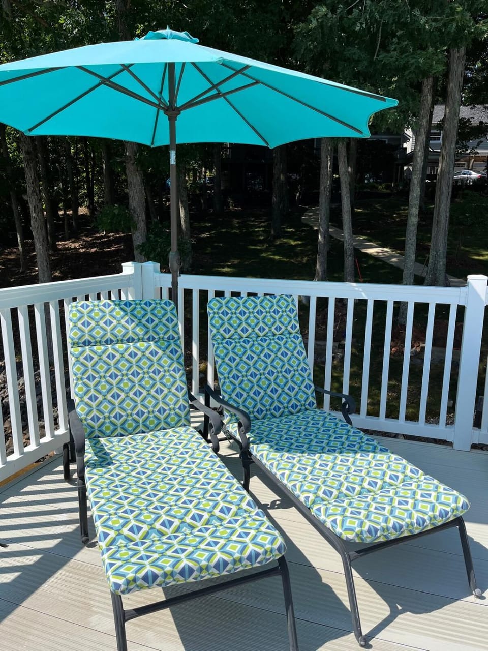 Patio, Day, Summer, sunbed