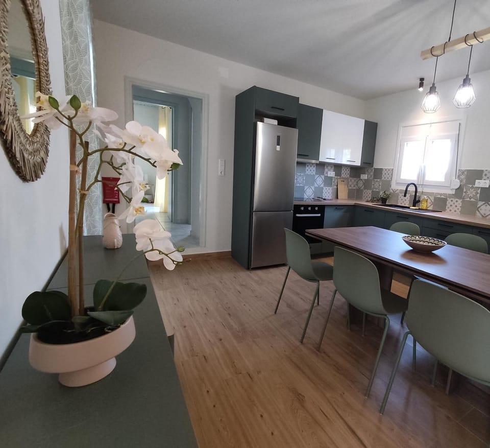 Kitchen or kitchenette, Dining area, oven, stove