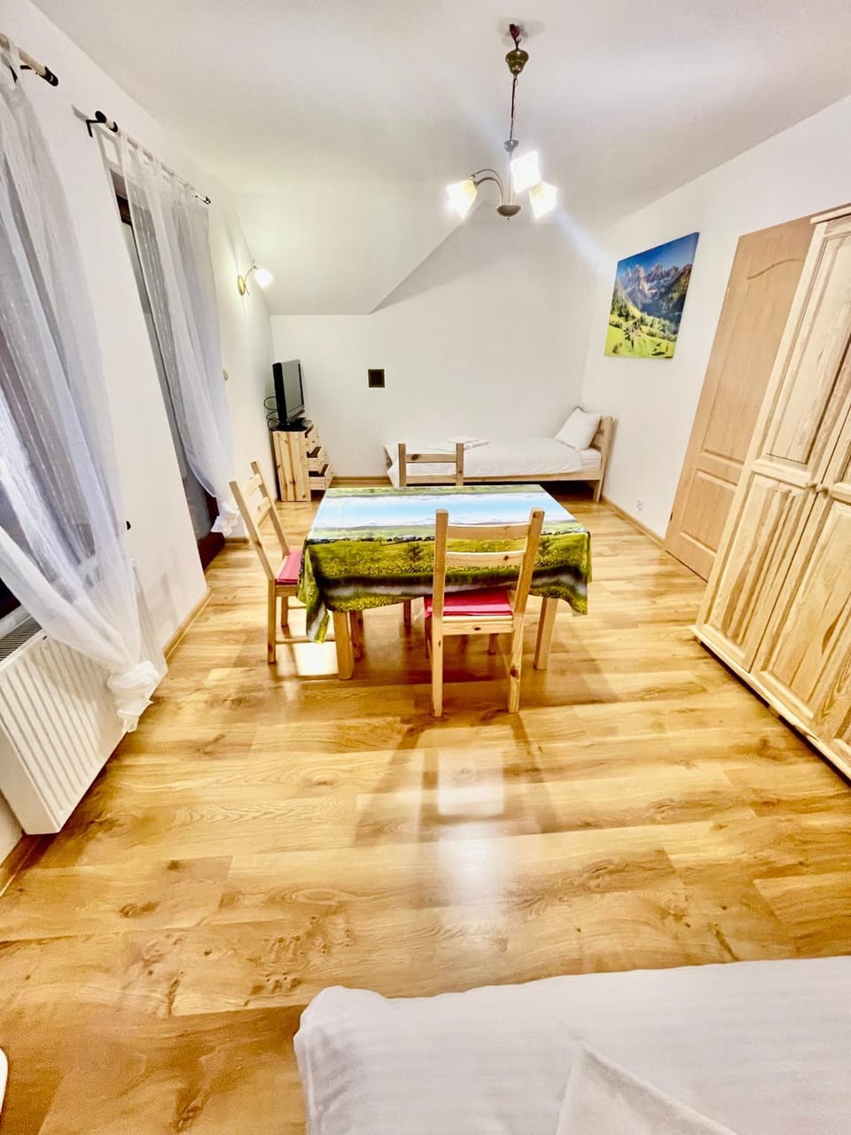 Bed, Photo of the whole room, Bedroom, wardrobe