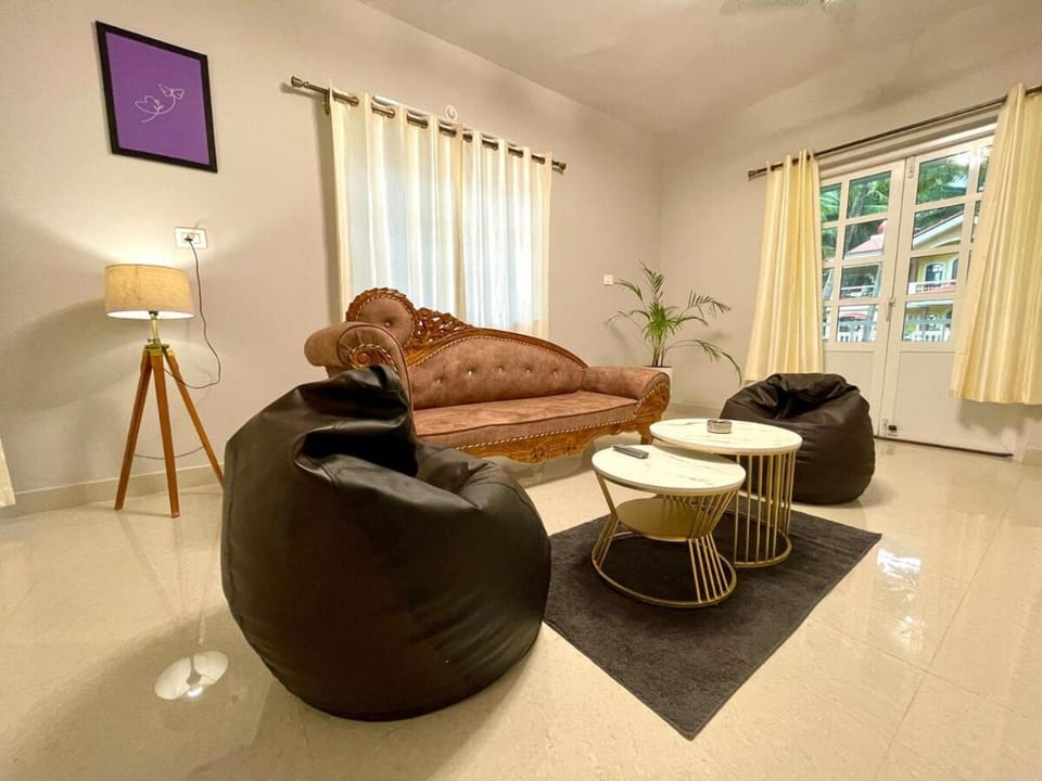 The wave house 1BHK 5 min colva beach Apartment in Benaulim