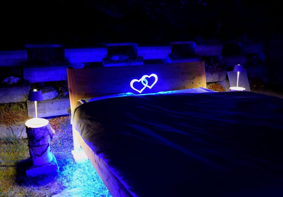Bed, Night, Bedroom