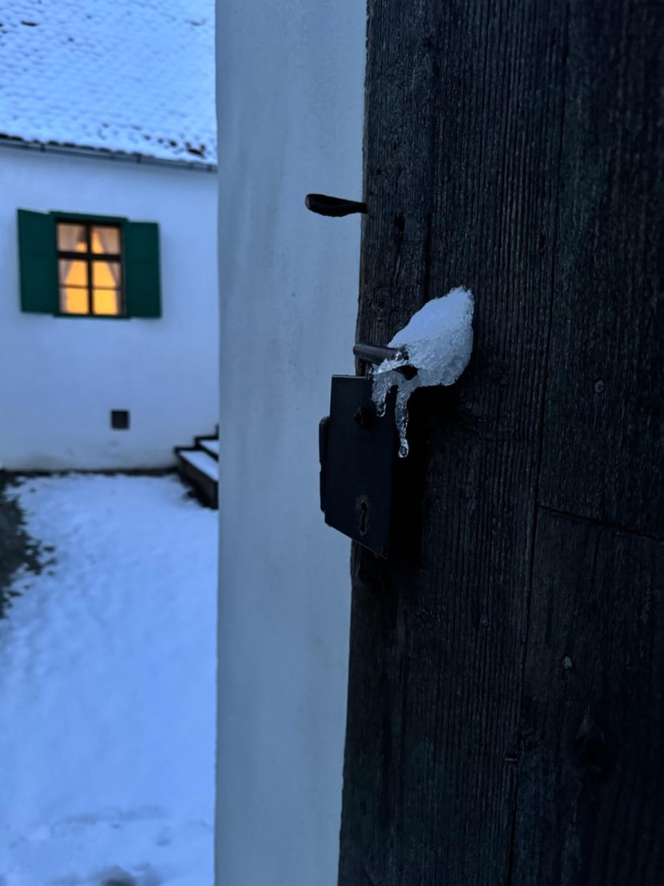 Property building, Winter