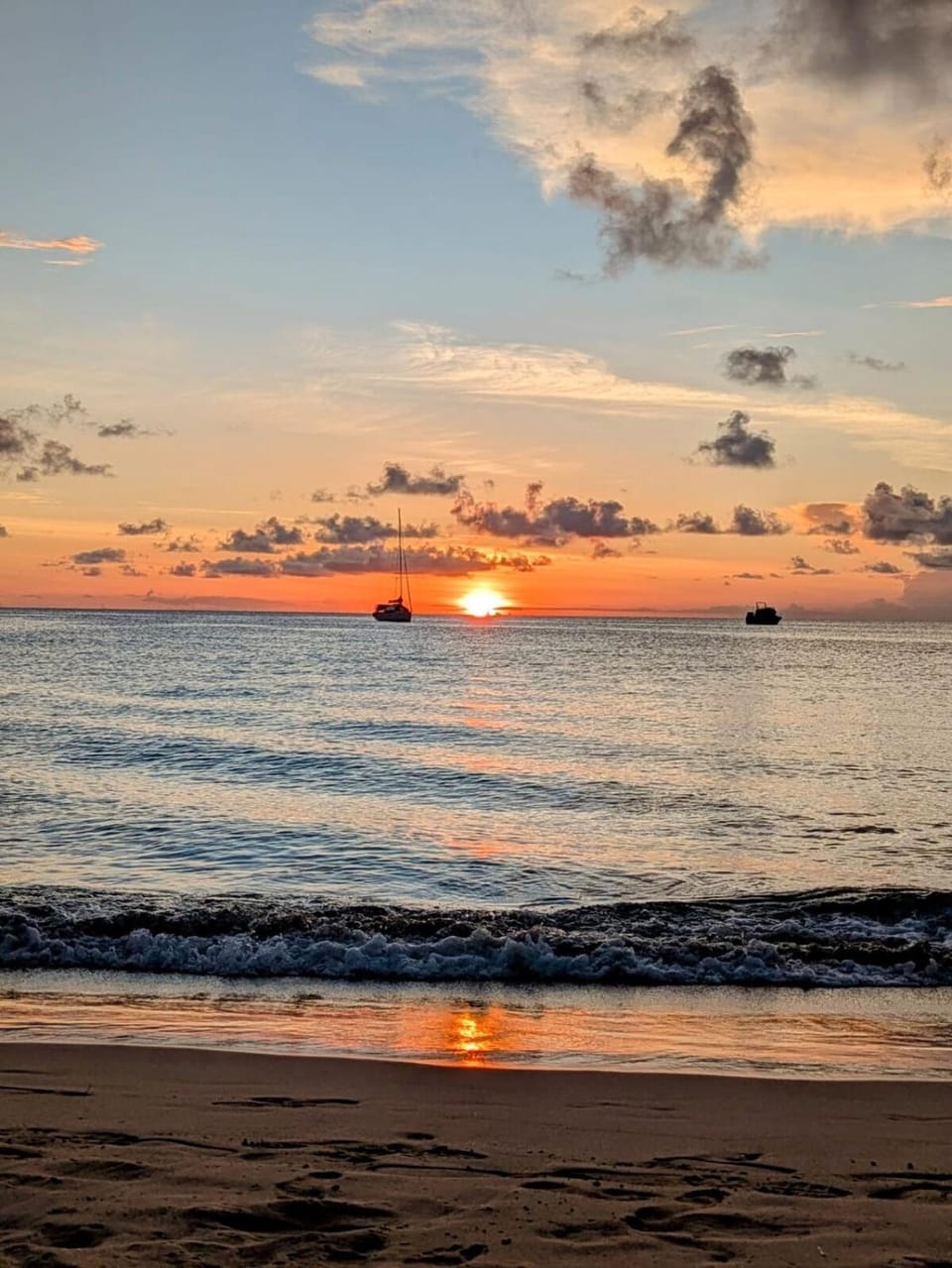 Nearby landmark, Beach, Sunset