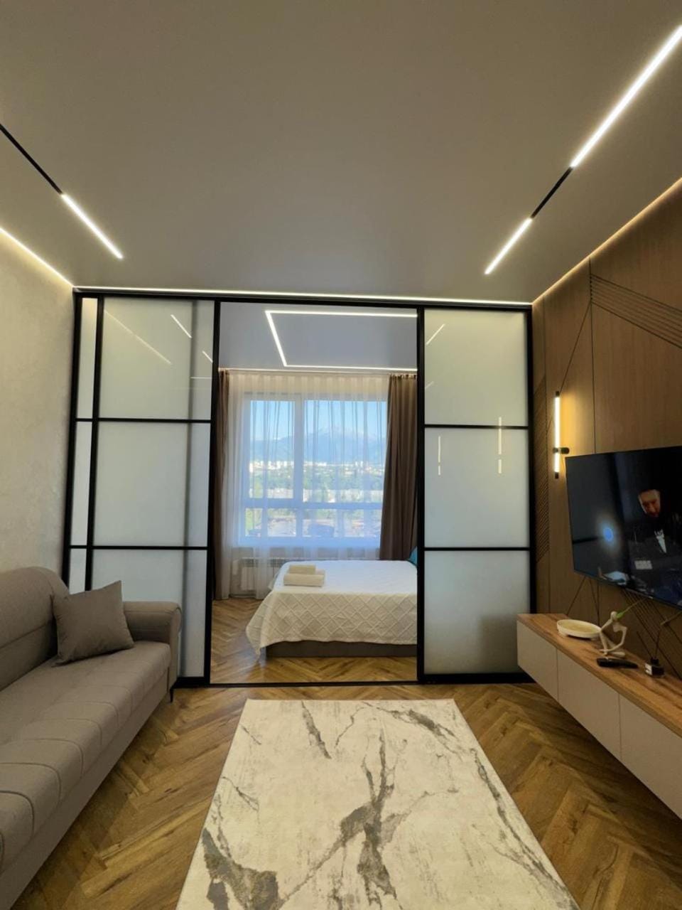 Красивая квартира в новом Жк Apartment in Almaty