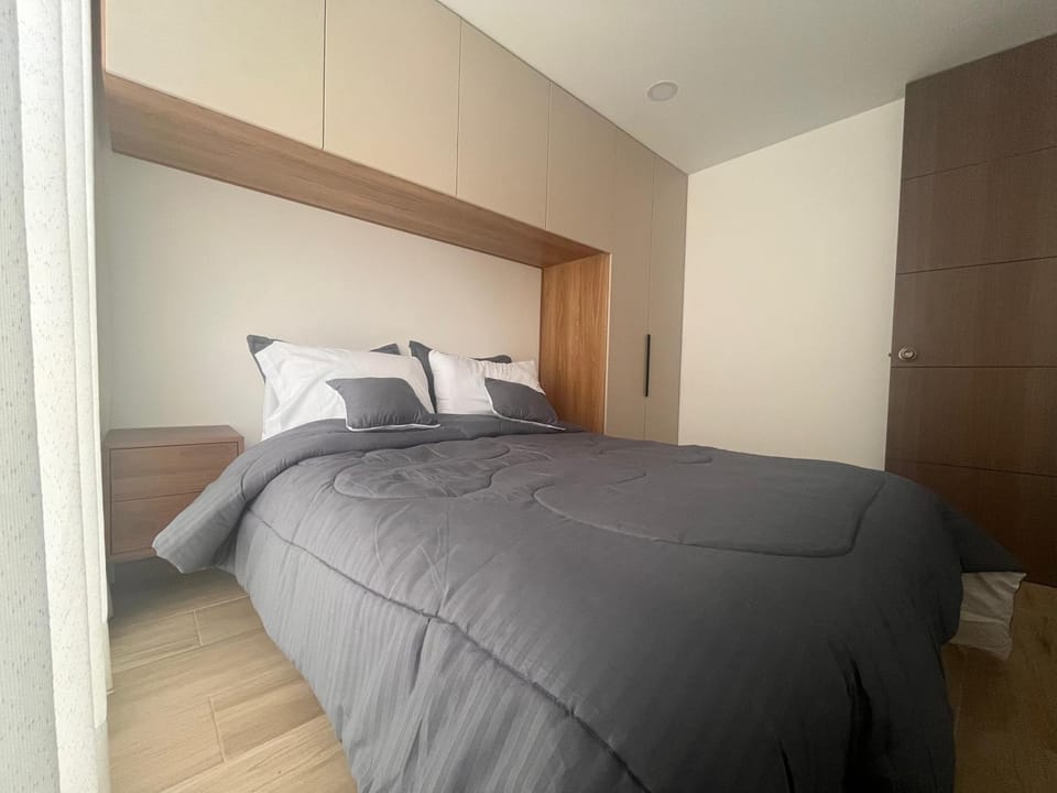 Bed, Photo of the whole room, Bedroom, wardrobe