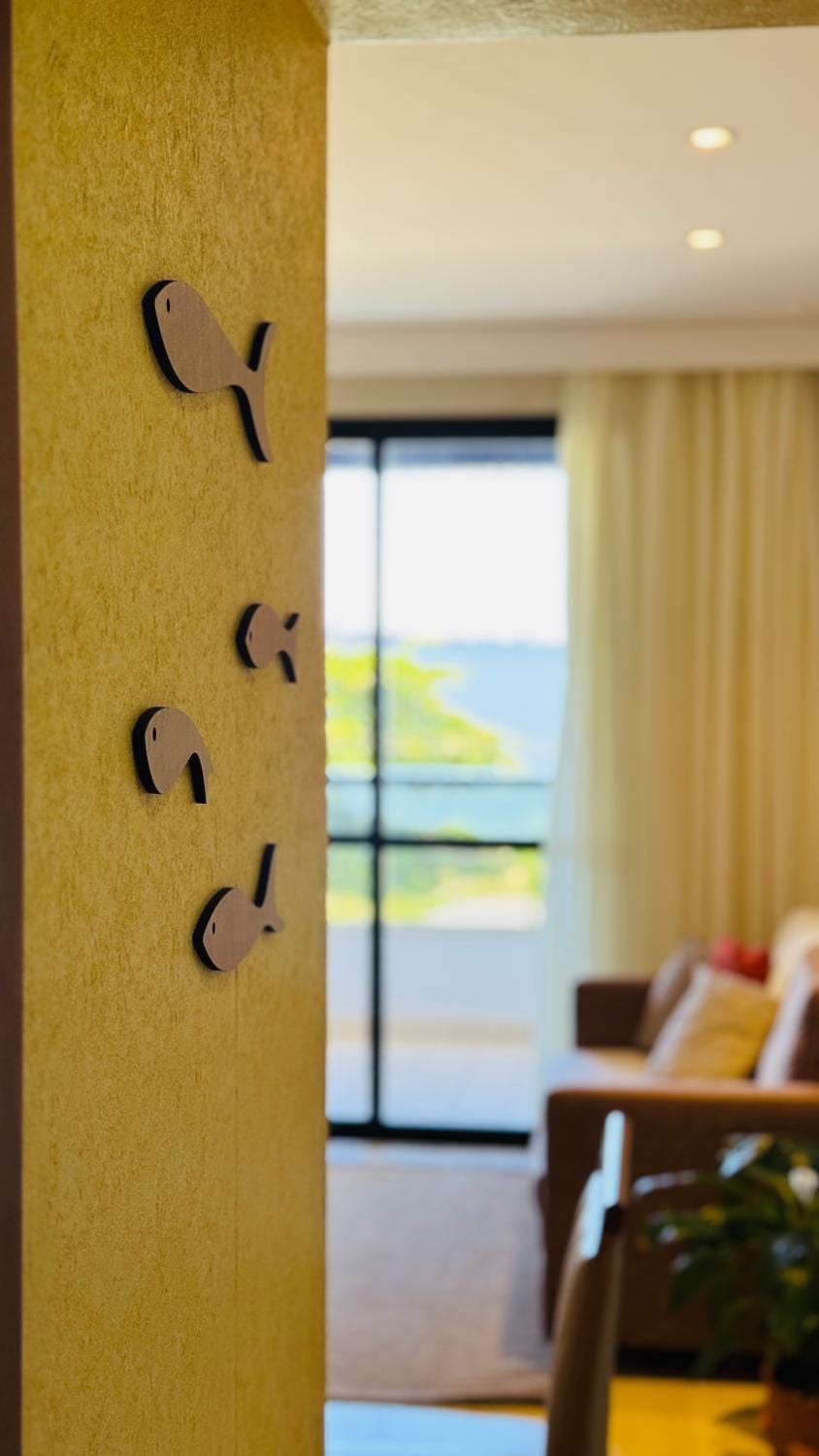 Apê com vista para o mar e clima animado Apartment in Vitoria