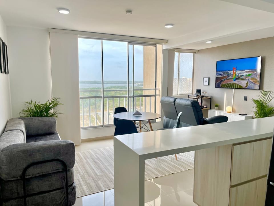 Off site, Natural landscape, Living room, Dining area