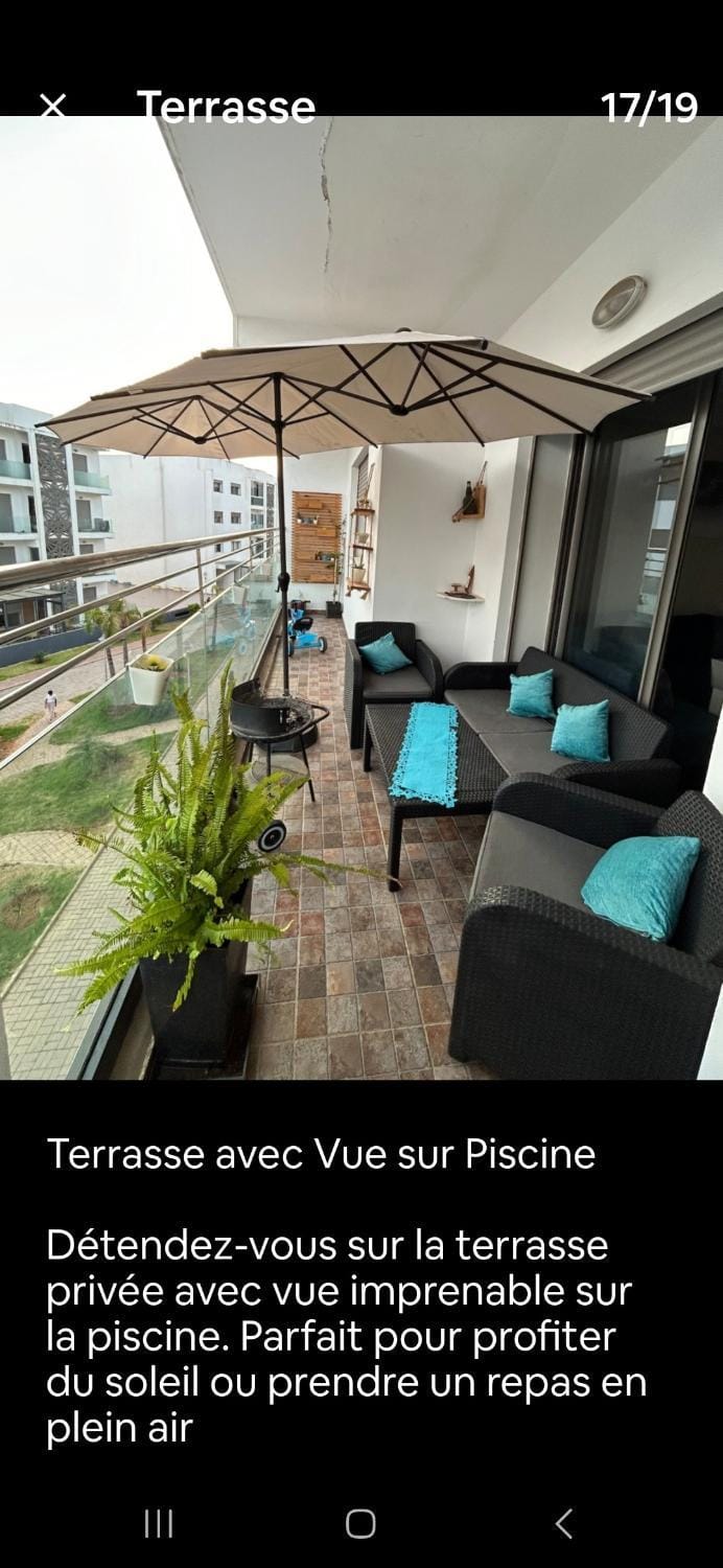Hébergement idéal pour conjuguer tourisme, affaires et télétravail Apartment in Casablanca-Settat