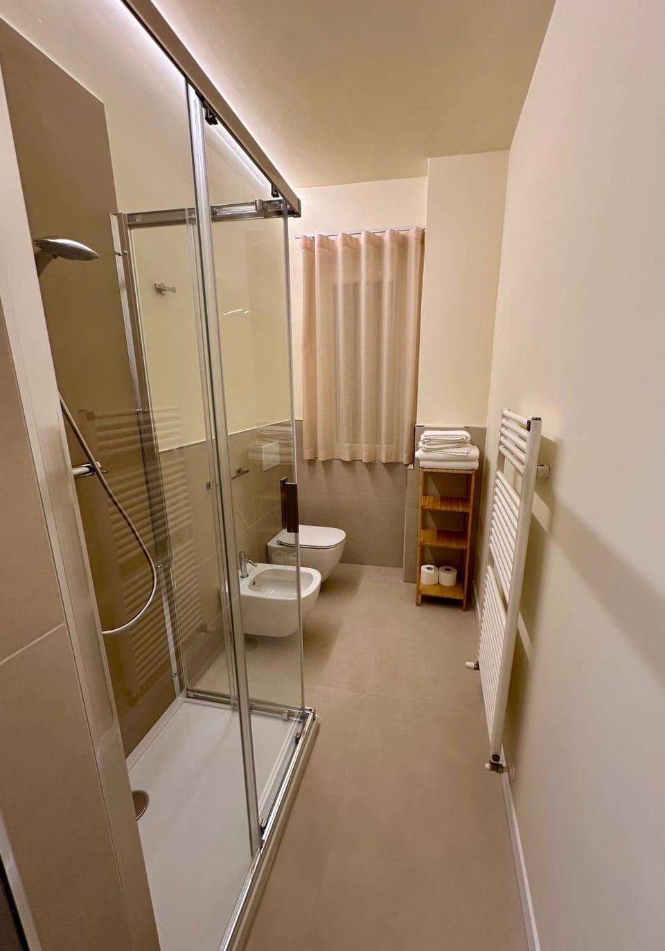 Shower, Toilet, Bathroom, bidet, towels