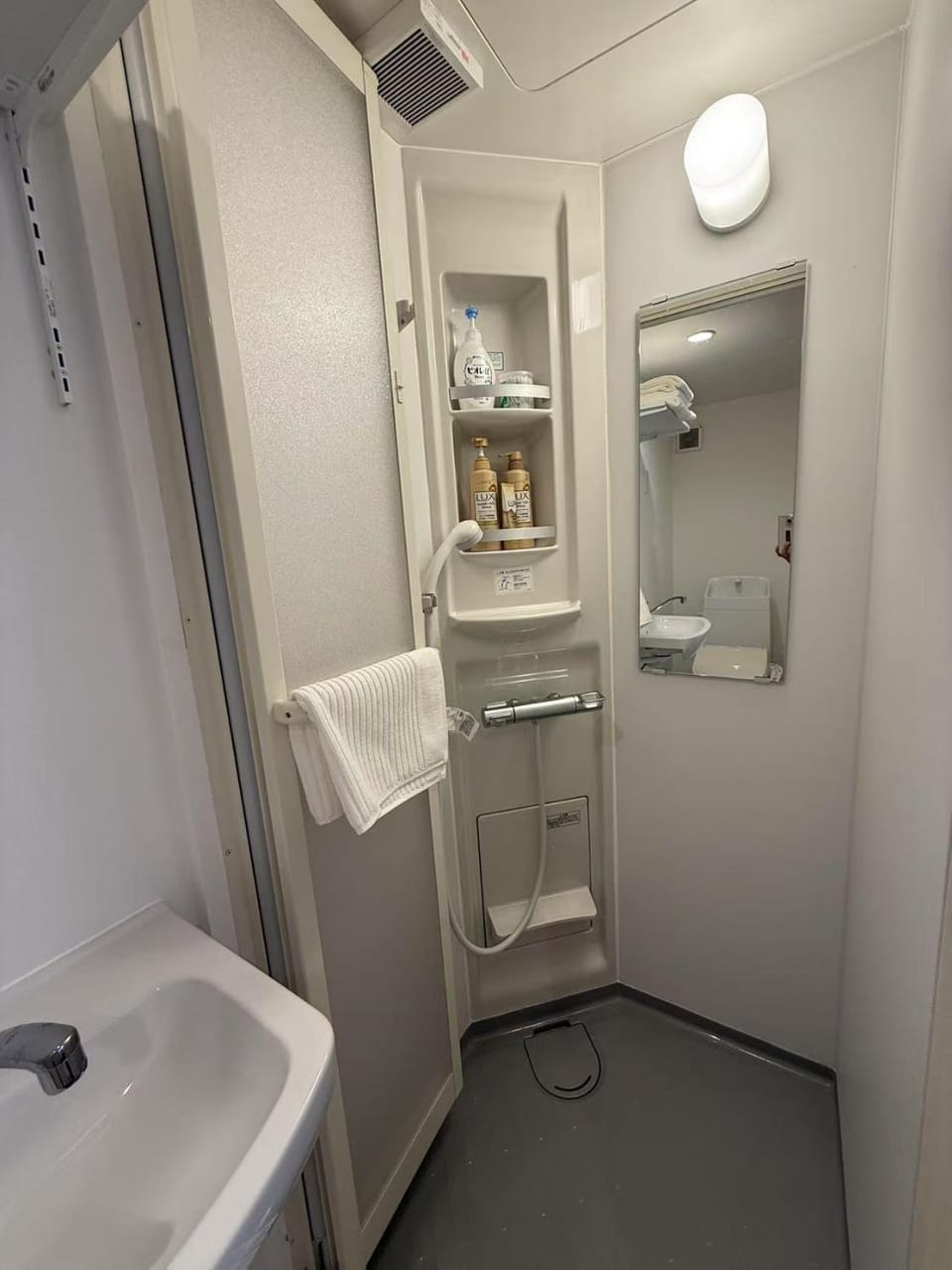 Shower, Bathroom, Dining area
