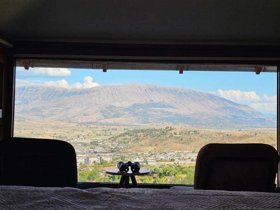 Day, Natural landscape, Seating area, Mountain view, River view