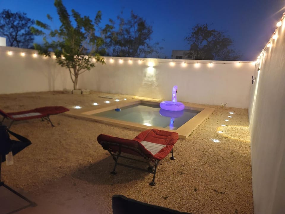 Beautiful House Private Pool 2 min Sitpach Family House in State of Yucatan
