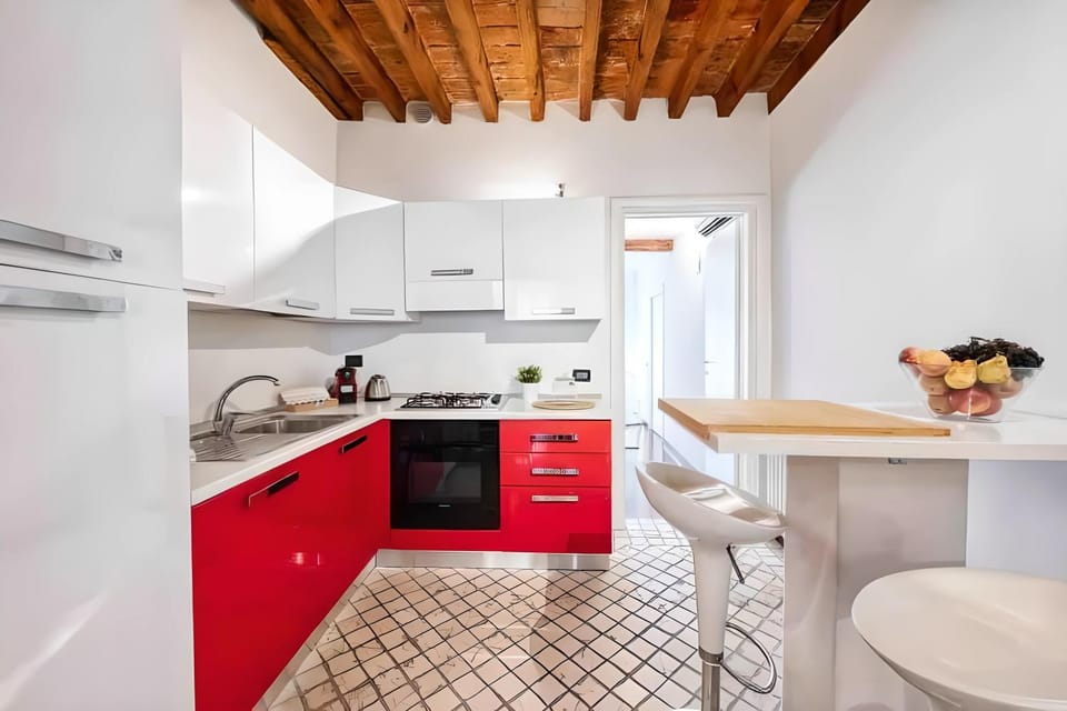 Kitchen or kitchenette, oven, stove, kitchen