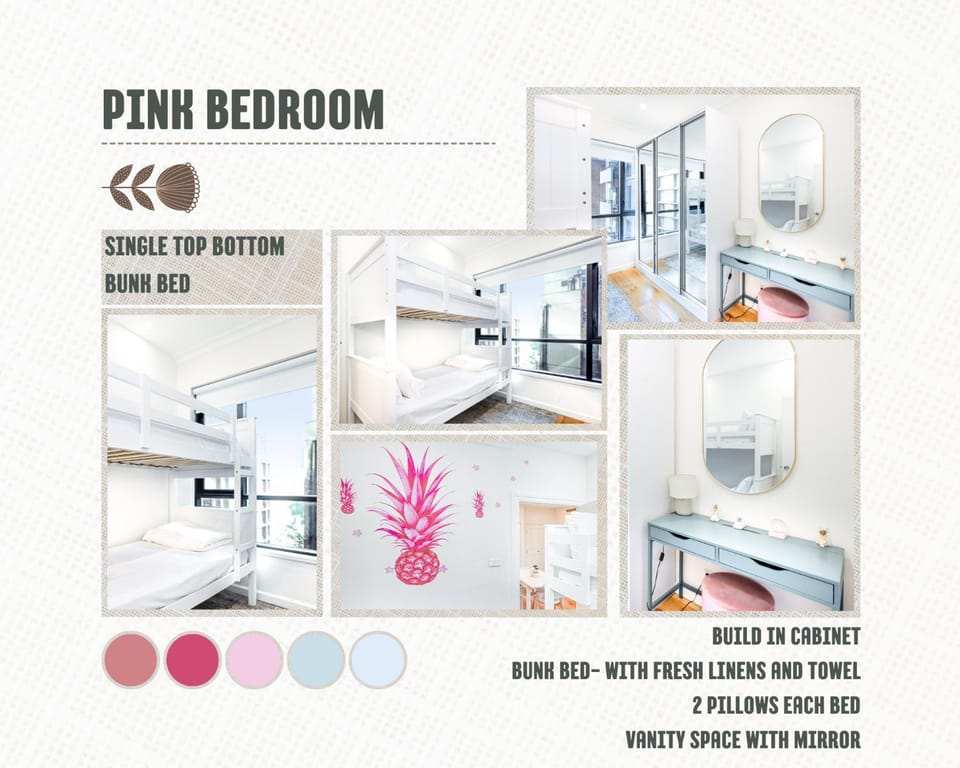 Bedroom, bunk bed