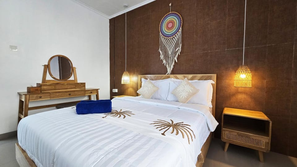 Bed, Photo of the whole room, Bedroom, air conditioner