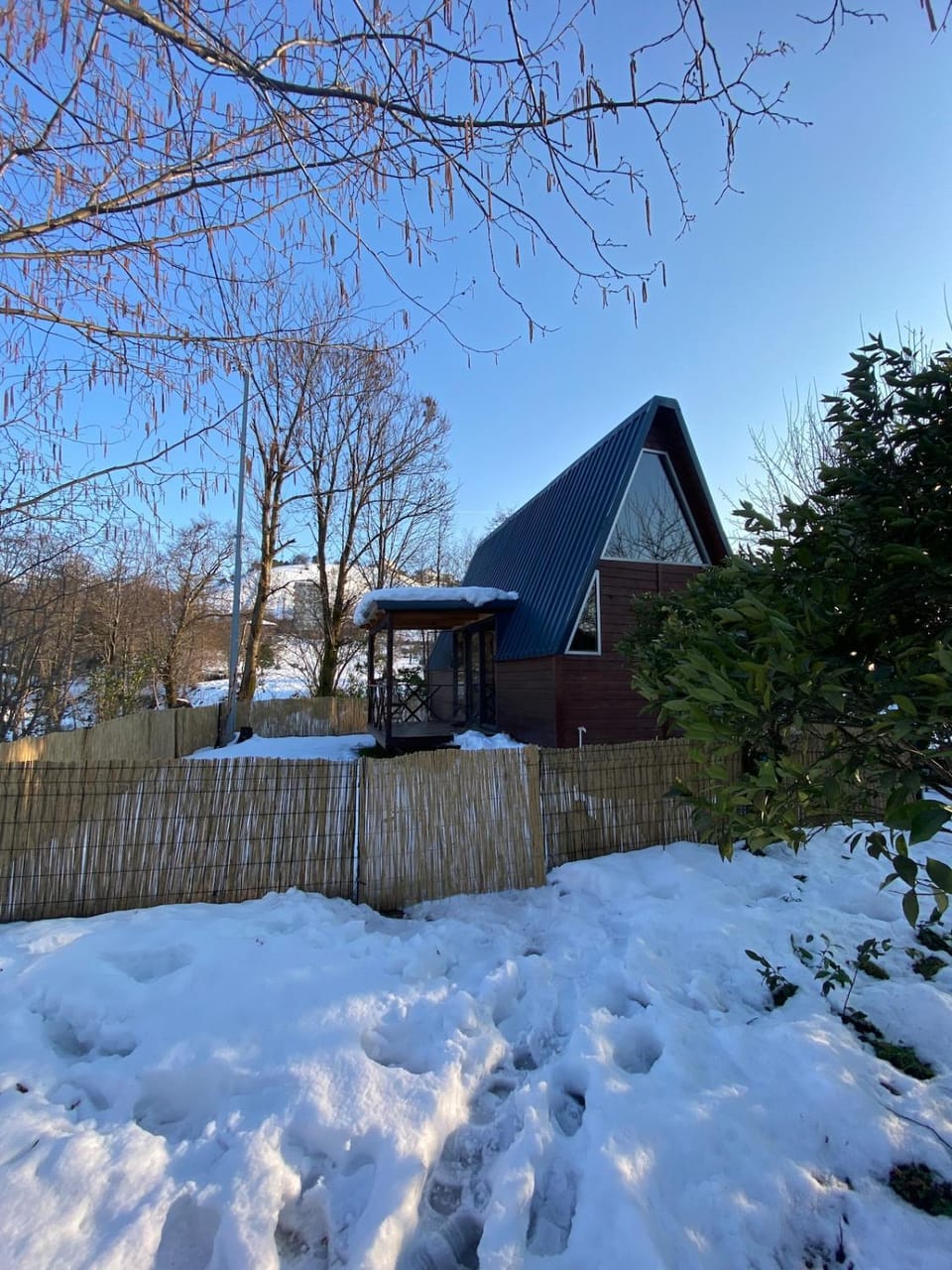 Property building, Day, Natural landscape, Winter