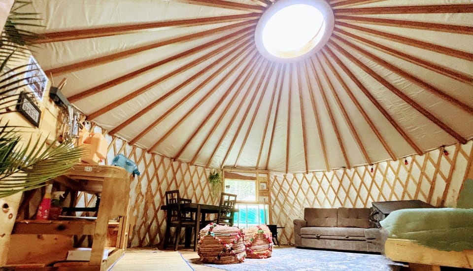 Waterfront CedarGrove Yurt-Glamp Luxury tent in South Bruce Peninsula