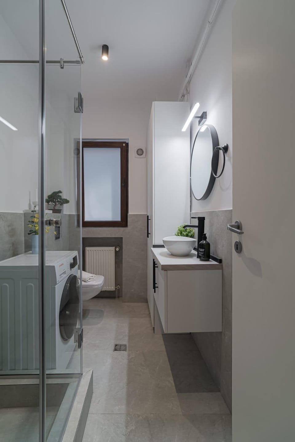 Shower, Toilet, Bathroom, washing machine