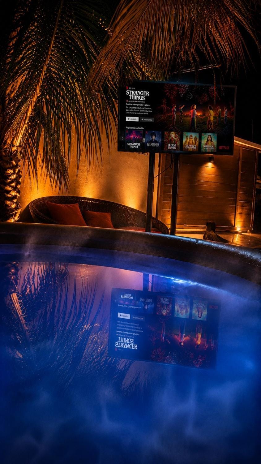 A Casa Piscina Quente até 50 Graus em Caldas Novas com Sauna e Ofurô , Paradisiaca ll Com Roupa de Cama e Banho, Parcelamos em até 12x no Cartão de Crédito Sem Juros House in State of Goiás