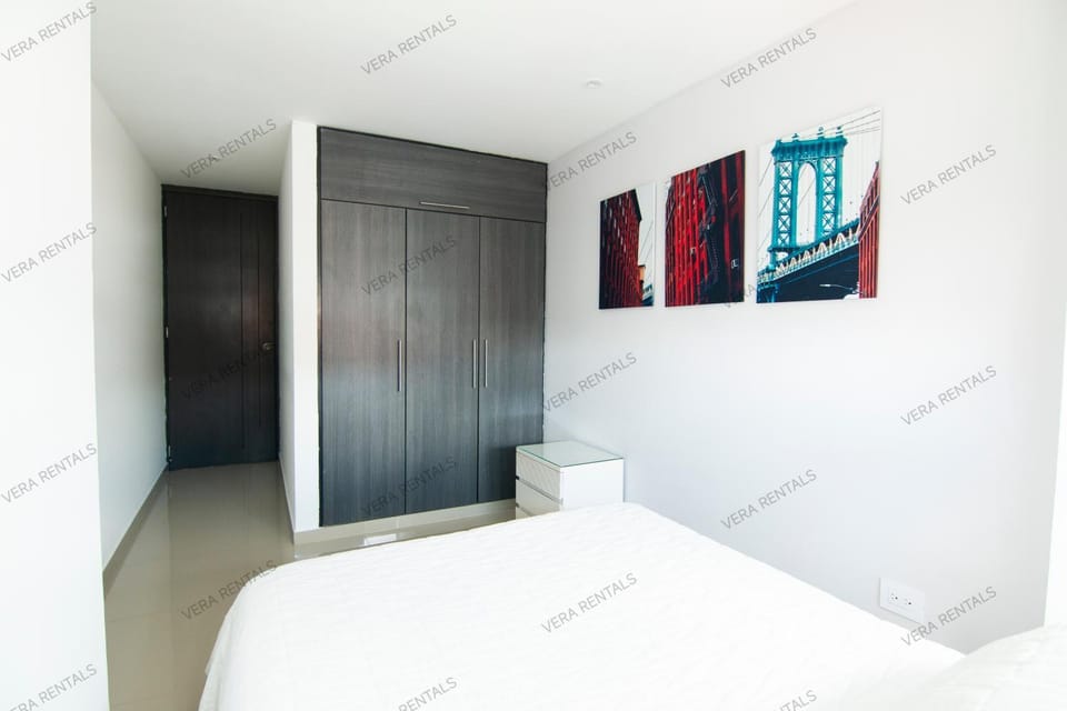 Bed, Photo of the whole room, Bedroom, wardrobe