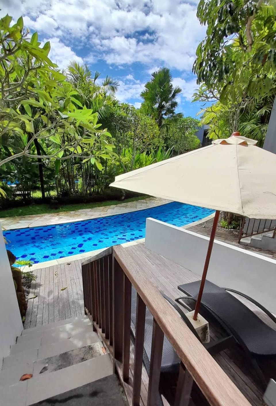 Natural landscape, Garden view, Swimming pool