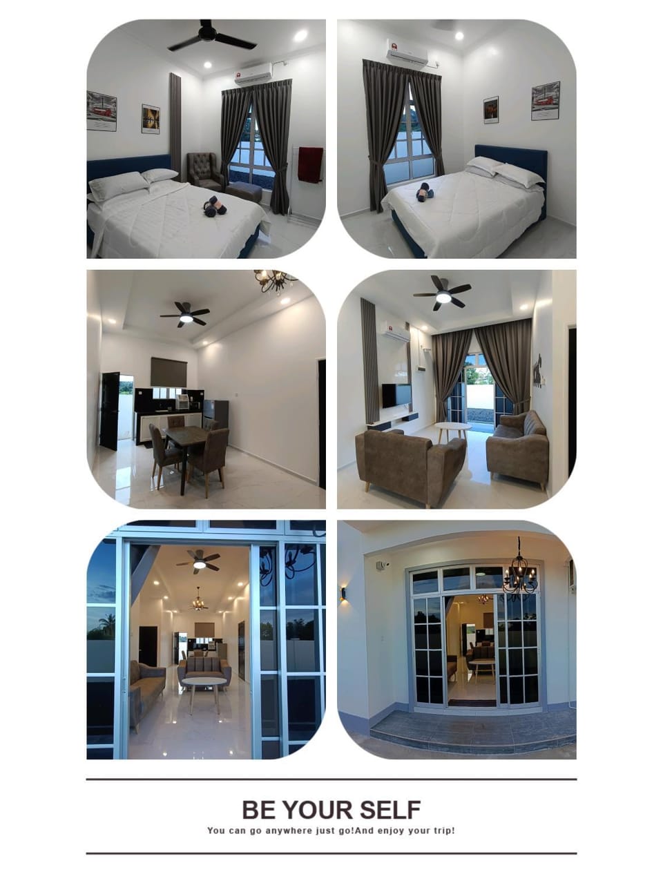Property building, Text overlay