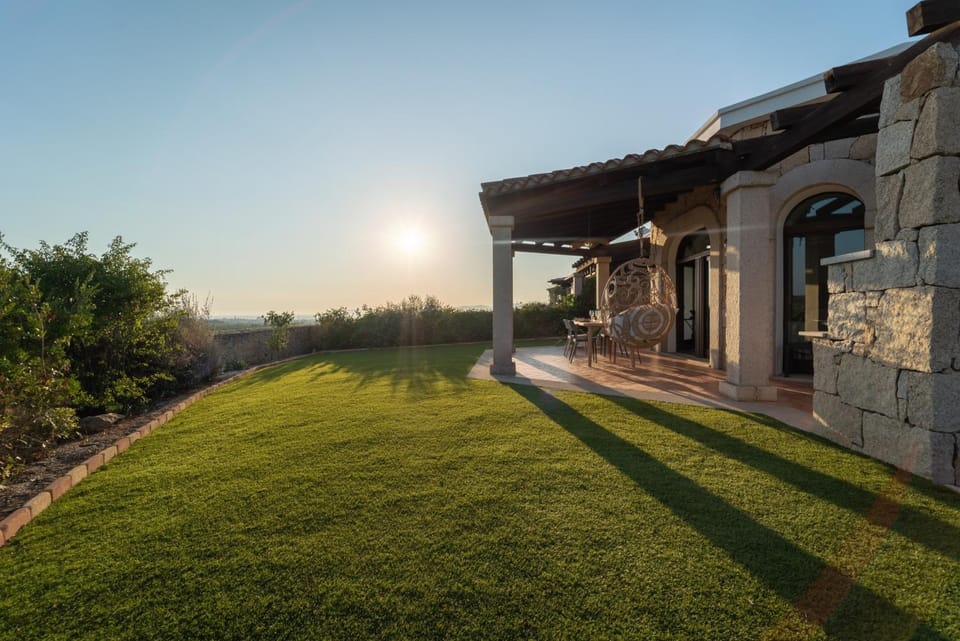 Property building, Day, Garden, Garden view, Sunset