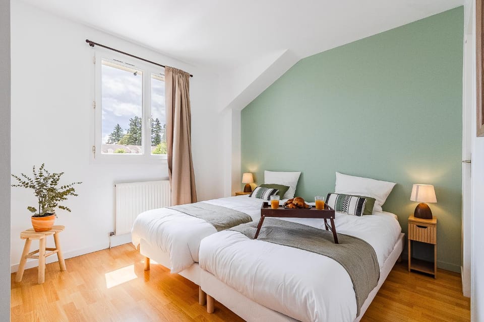 Jardin suspendu - 3 chambres - 2 salles de bain - Parking dans résidence privée Apartment in Bourgogne-Franche-Comté