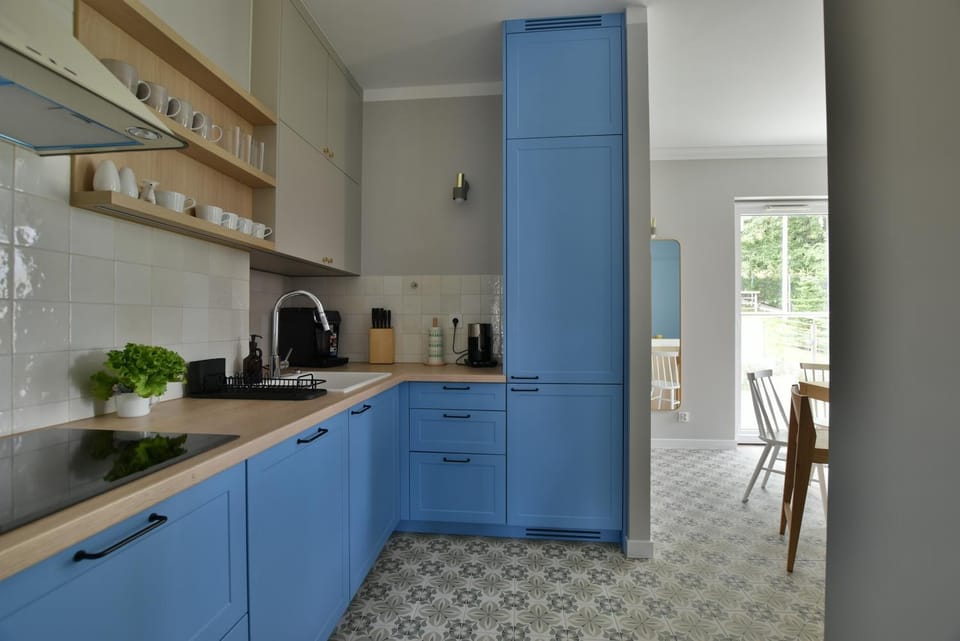 Coffee/tea facilities, Kitchen or kitchenette, dishwasher, stove