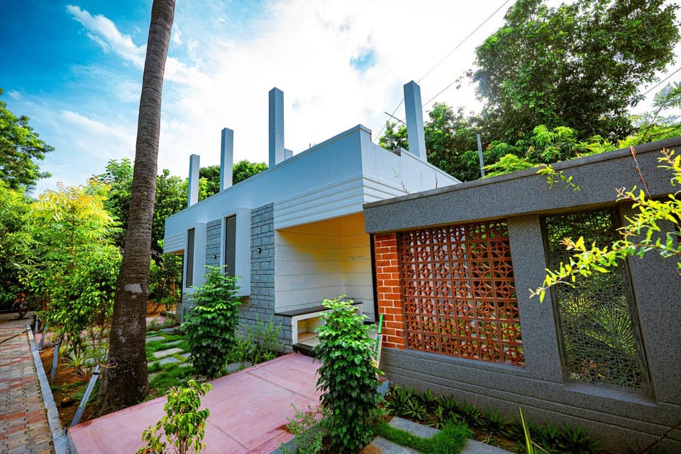Property building, Garden view