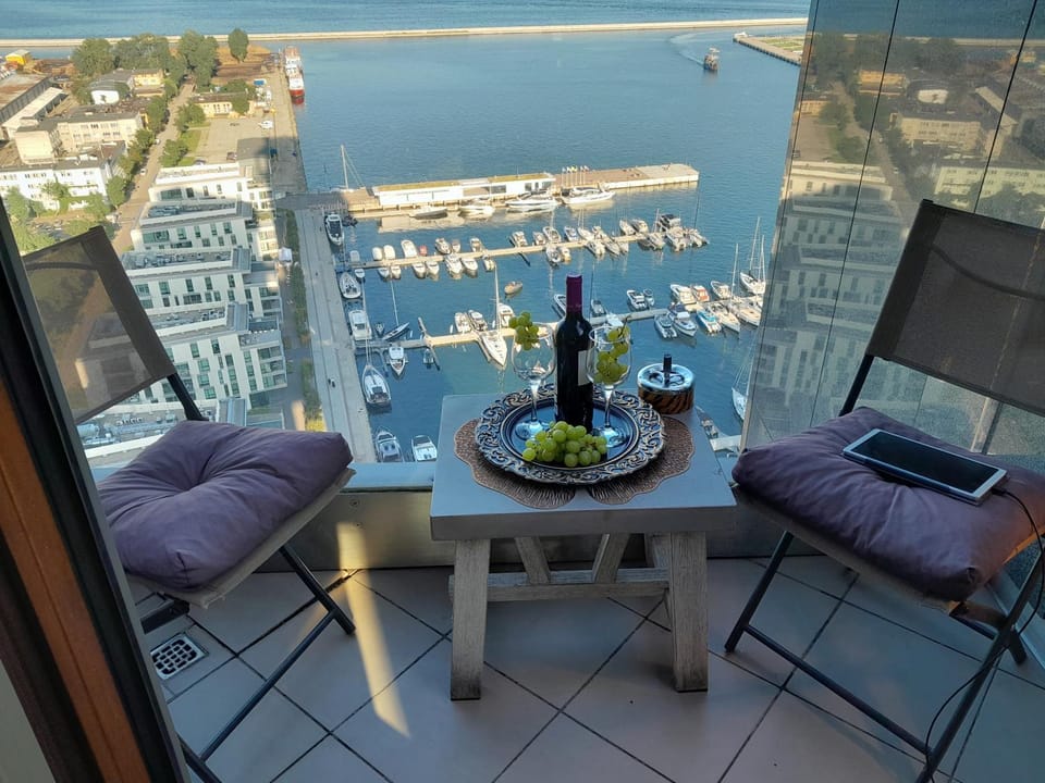 Day, Bird's eye view, View (from property/room), Balcony/Terrace, Seating area, Pool view, Sea view