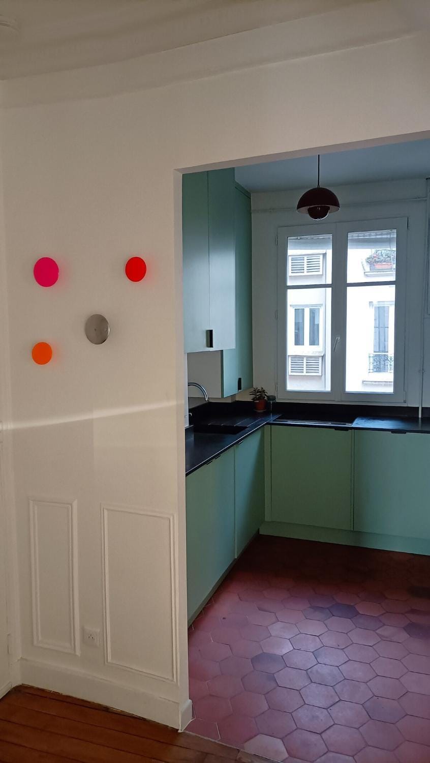 Appartement haussmannien canal Saint Martin Apartment in Paris