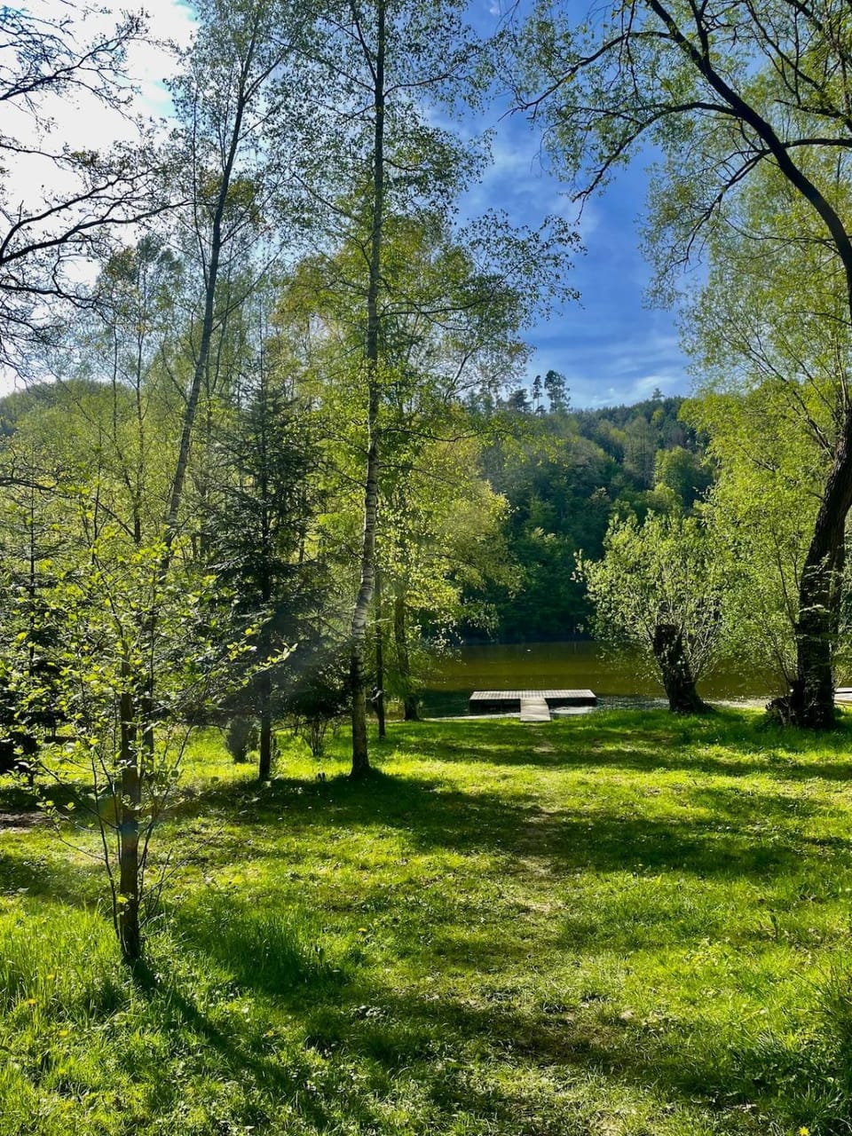 Family fishing hut Chalet in South Moravian Region