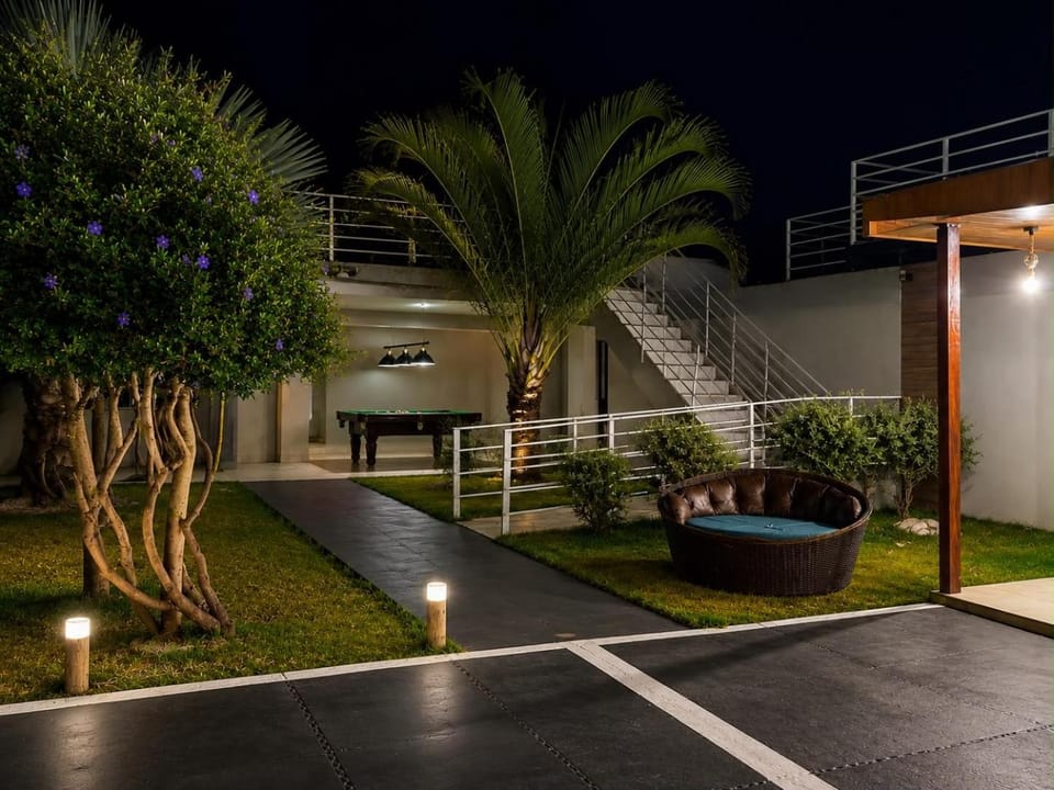 A Casa Paradisiaca Total 5 Quartos , Ofuro Super Quente e Piscina Super Quente Hidro e Lareira E Roupa de Cama Incluso Parcelamos até em 12x No Cartão de Crédito Sem Juros Aceitamos PET House in State of Goiás