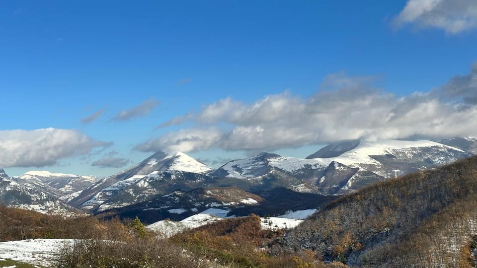 Day, Natural landscape, Winter, Mountain view