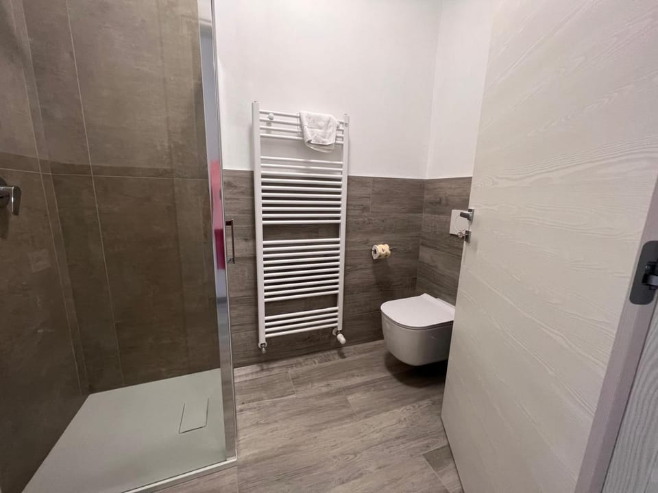 Shower, Toilet, Bathroom, towels