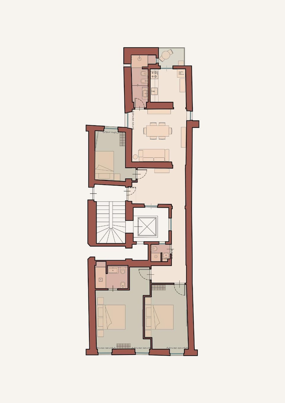 BDC - Trevi Premium 3BDR - 3BATH Apartment in Rome