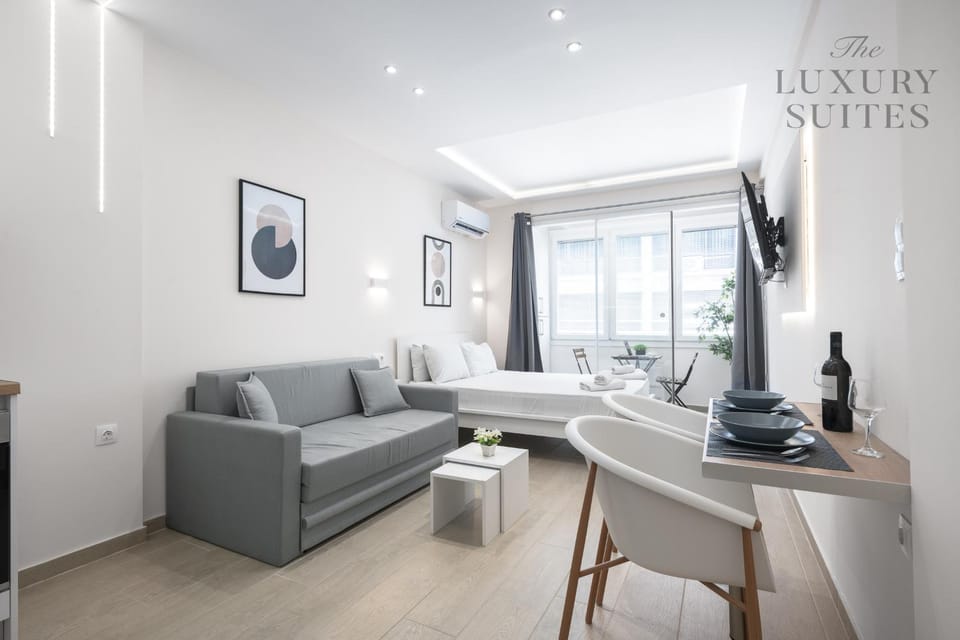 Patio, Bed, Seating area