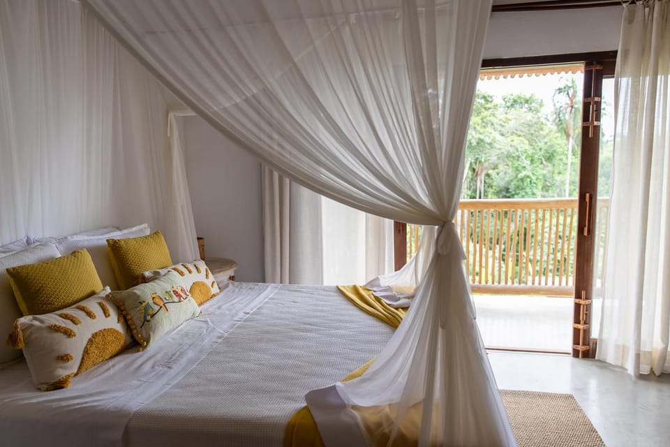 Bed, View (from property/room), Balcony/Terrace, Photo of the whole room, Bedroom, towels
