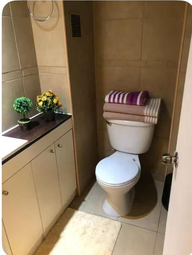 Toilet, Bathroom, towels