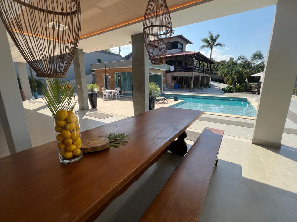 Patio, Pool view