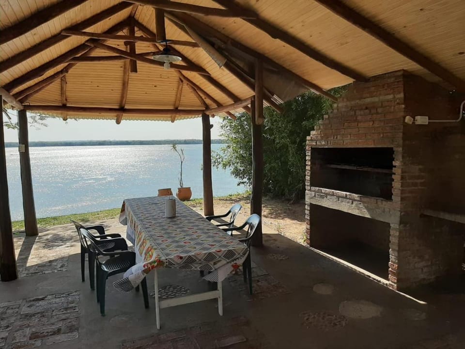 Patio, Natural landscape, BBQ facilities, River view