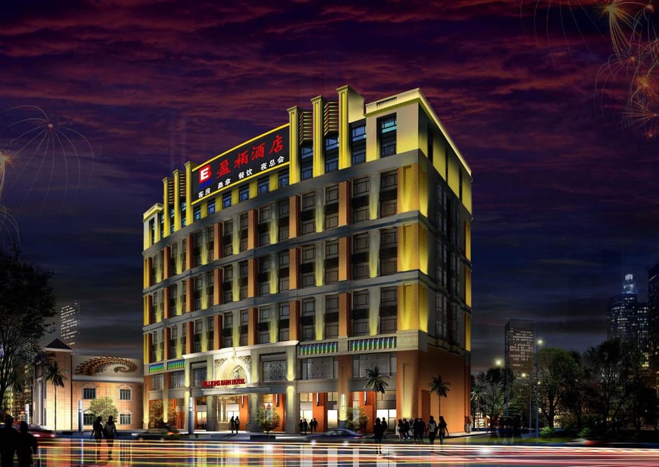 Property building, Night, City view