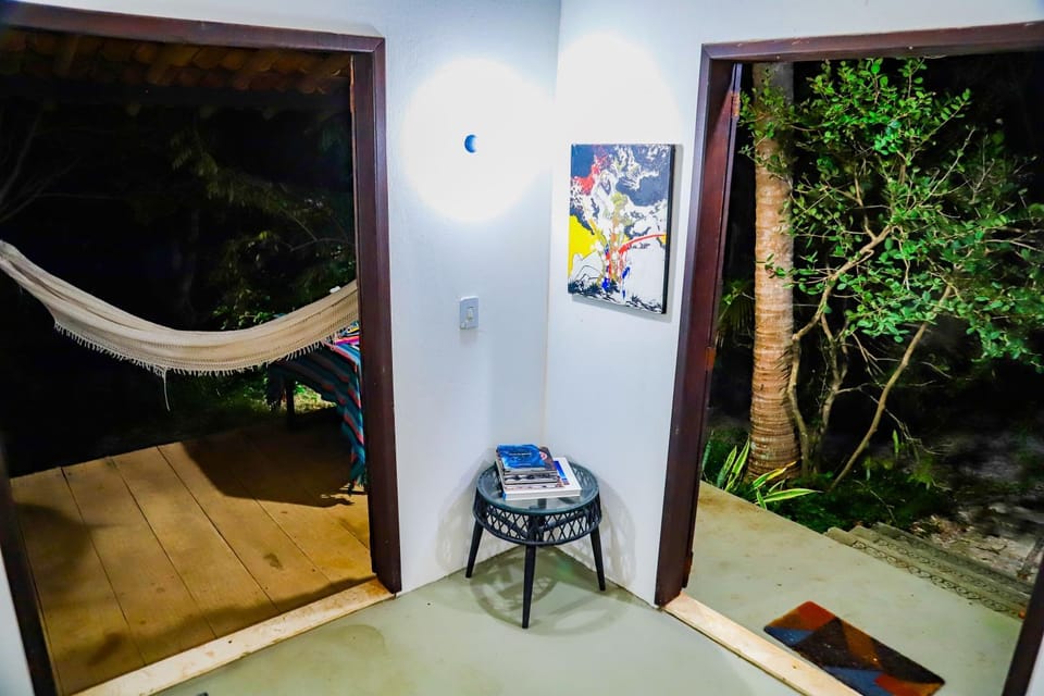 Patio, Night, Garden, Garden view