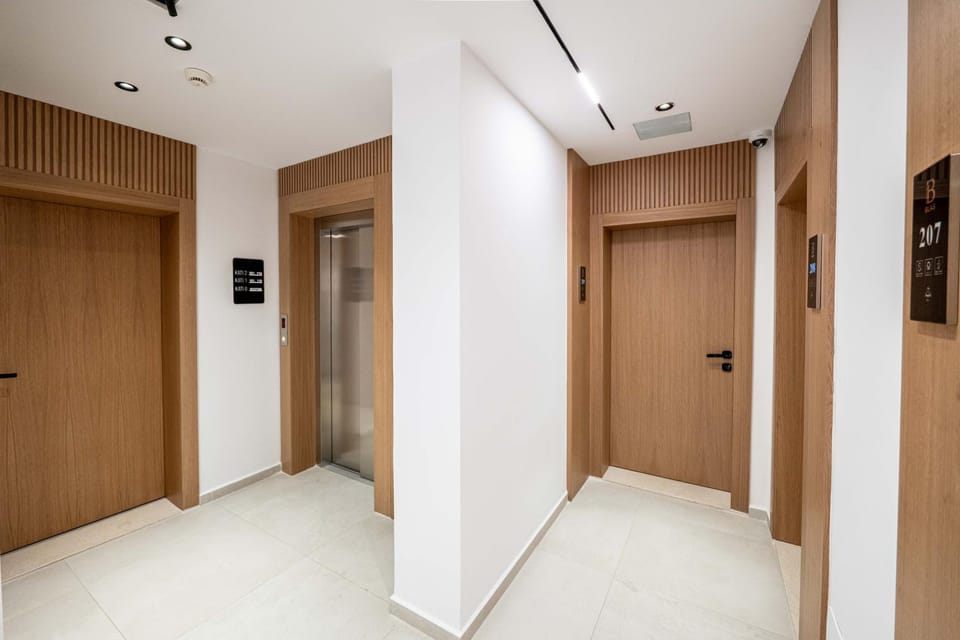 Property building, elevator