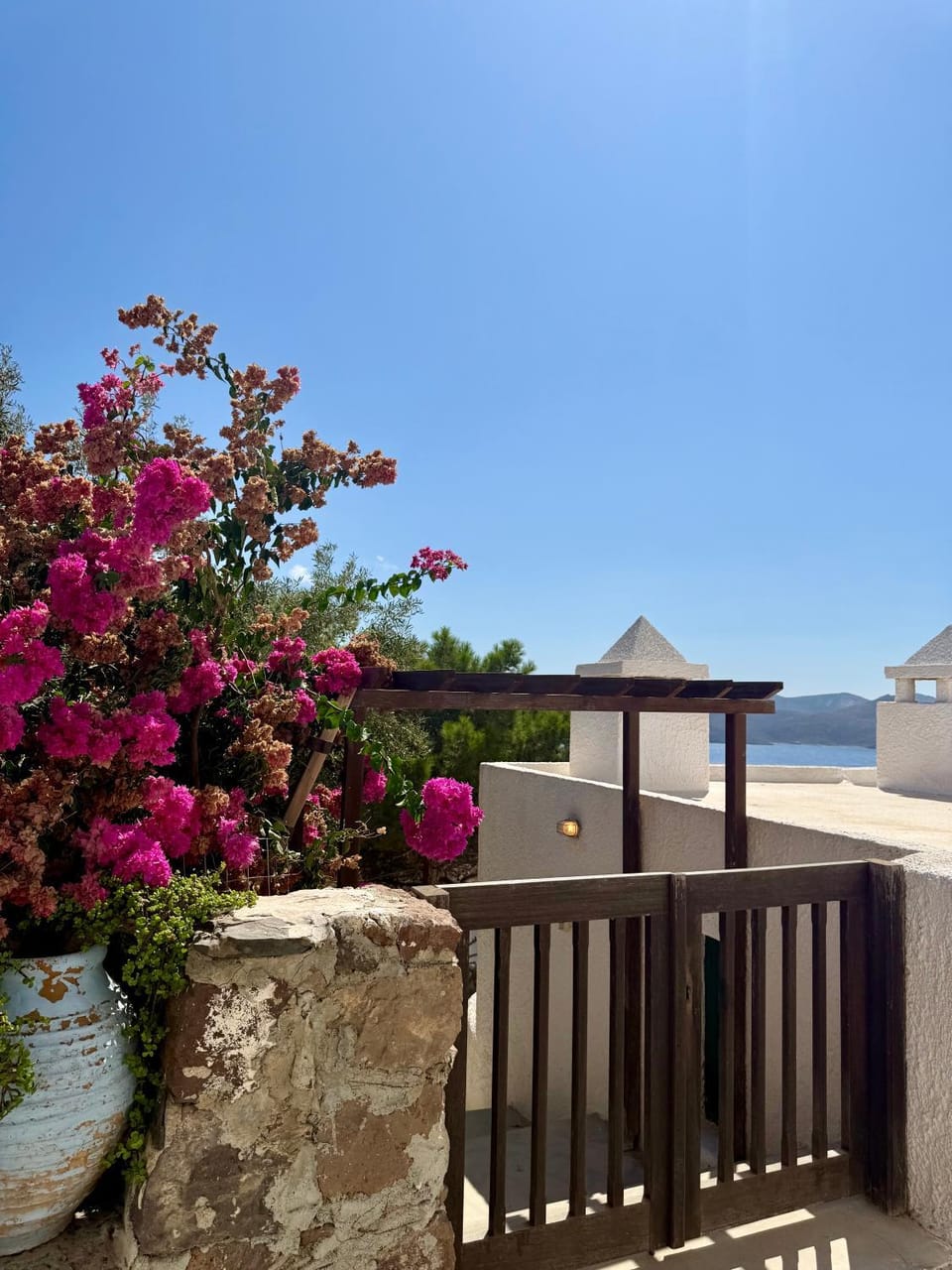 Patio, Day, Natural landscape, View (from property/room), Balcony/Terrace, Sea view