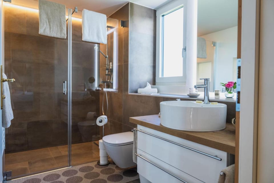 Shower, towels